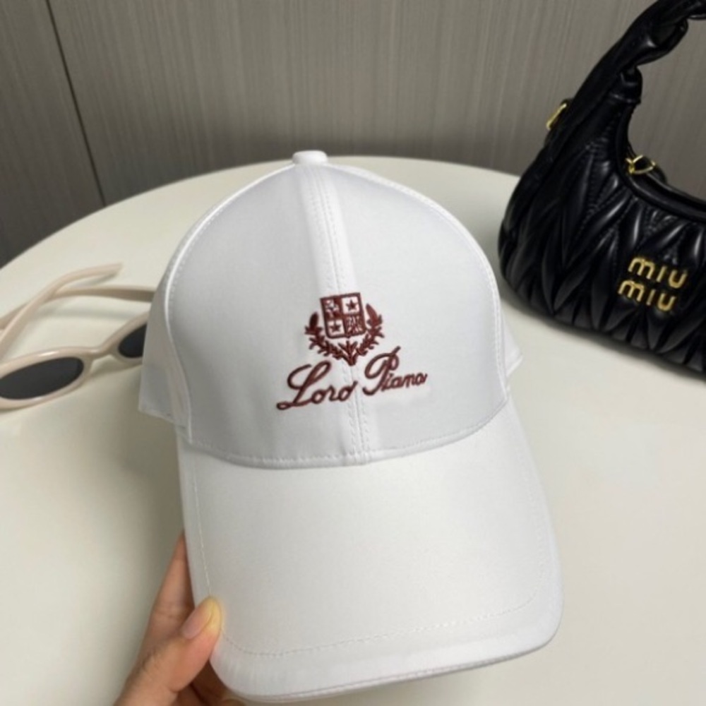 Loro Piana white baseball cap - Picture 3 of 8